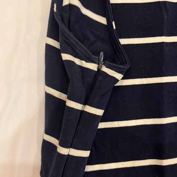 Thyme Maternity Striped Nursing Dress - Picture 2 of 3